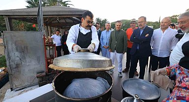 Bodrum sahilinde Çorum lezzetleri şöleni yaşandı