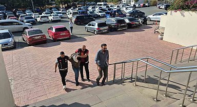 Bodrum'da cinayet şüphelisi adliyeye sevk edildi