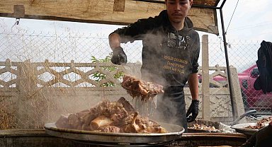 Bolu'da 41 kazan İskilip dolması pişirildi