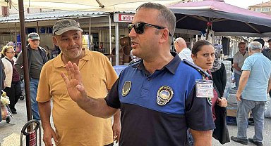 Bolu'da pazar tezgahlarına fiyat etiketi denetimi