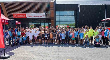 Bolu'da triatlon heyecanı: 155 sporcu kıyasıya yarıştı