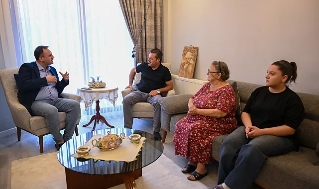 Bornova'da Başkan Eşki'den vefa ziyareti