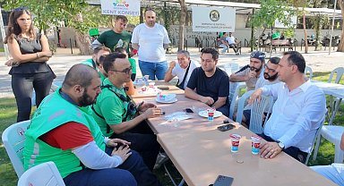 Bornova'da Moto Kuryeler buluştu