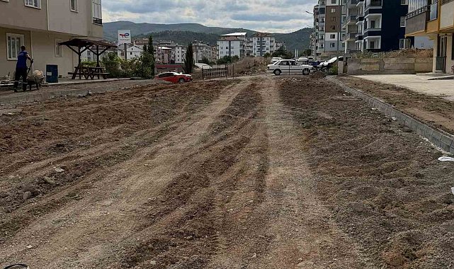 Boyabat'ta yol çalışması