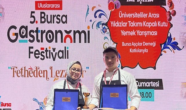 BŞEÜ öğrencileri gastronomi festivalinde Türkiye üçüncüsü oldu