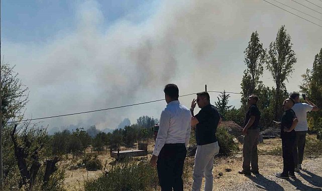 Burdur'da orman yangını