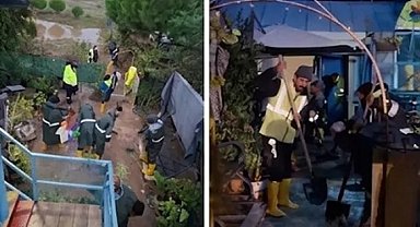Bursa Büyükşehir ekipleri Mudanya Esence'de sahada
