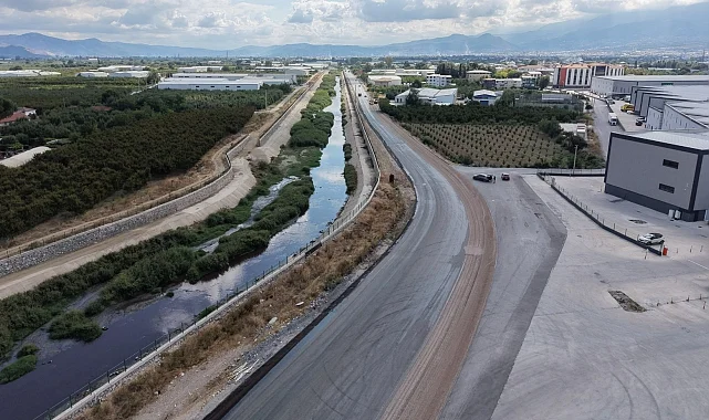 Bursa Büyükşehir Samanlı bağlantı yolunu yeniledi