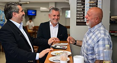 Bursa Yıldırım'da Başkan Yılmaz'dan esnaf ziyareti