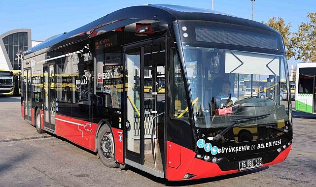 Bursa'da toplu ulaşım elektrikliye dönüyor