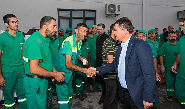 Bursa'da günün ilk ışıkları Osmangazi'nin emekçilerini aydınlattı