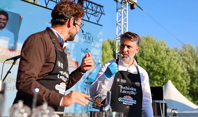 Bursa'da Şahin Biba ve ünlü şeflerden lezzet buluşması