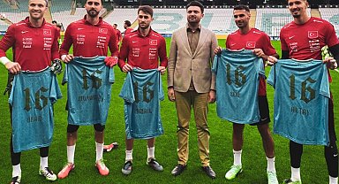 Bursaspor Başkanı Enes Çelik'ten A Milli Takım'a ziyaret