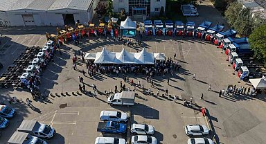 BUSKİ'nin filosuna 26 yeni araç ve iş makinesi