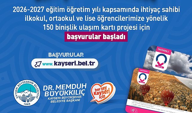 Büyükşehir'den öğrencilere yeni eğitim yılında da ulaşım desteği: Başvurular başladı