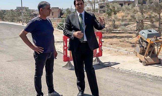 Çamlıtepe'de yollar yenilendi