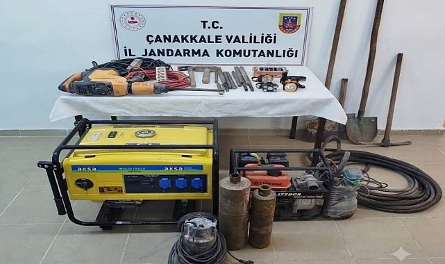 Çanakkale'de kaçakçılık operasyonu