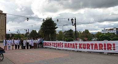 Çarşamba Tarihi Köprü'de Halk Sağlığı Haftası farkındalığı