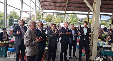 Çaycuma'da Ahilik Haftası kapsamında esnaf ziyareti