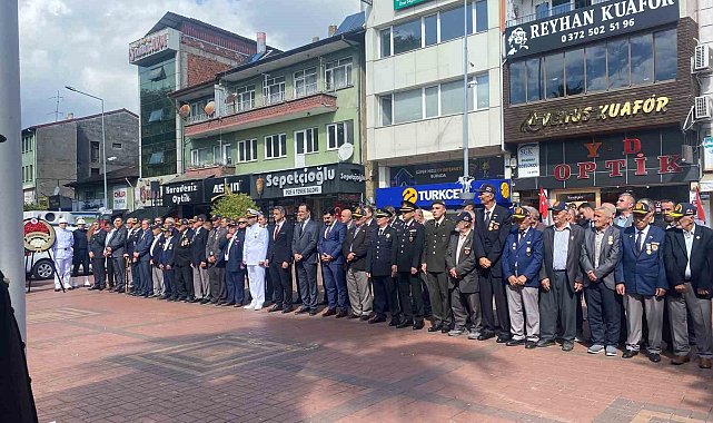 Çaycuma'da Gaziler Günü törenle kutlandı
