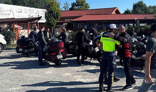 Çaycuma'da motosiklet sürücülerine yol güvenliği eğitimi