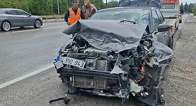 Çekmeköy'de kaza: Şile Yolu'nda trafik kısa süreliğine durdu