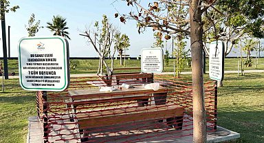 Çevre kirliliğine dikkat çekmek için vatandaşın bıraktığı pislik 'sanat eseri' olarak sergilenmeye başladı