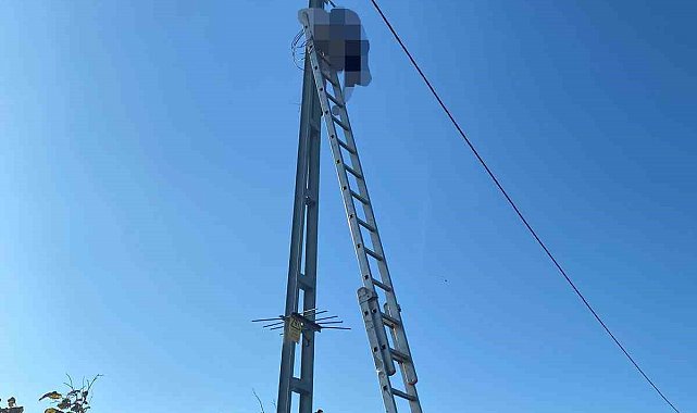 Çıktığı direkte akıma kapılan elektrikçi hayatını kaybetti