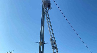 Çıktığı direkte akıma kapılan elektrikçi hayatını kaybetti