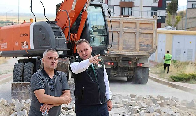 Çivril TOKİ'ye konforlu ulaşım için ilk adım
