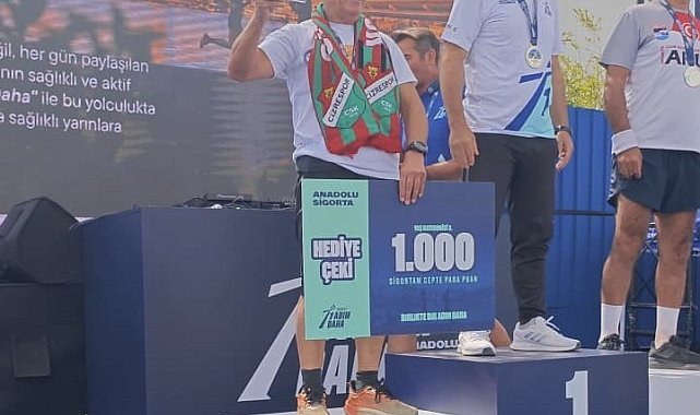 Cizreli sporcu, 'Bir Adım Daha' koşusunda 3. oldu
