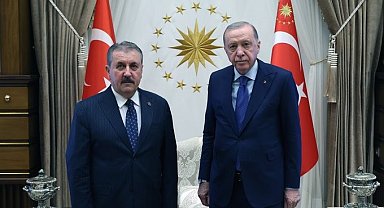 Cumhurbaşkanı Erdoğan, BBP Genel Başkanı Destici'yi kabul etti