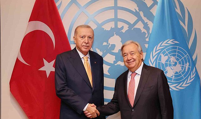Cumhurbaşkanı Erdoğan, BM Genel Sekreteri Guterres ile görüştü