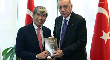 Cumhurbaşkanı Erdoğan, Doktor Patrick Soon-Shiong'u kabul etti