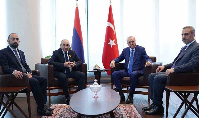 Cumhurbaşkanı Erdoğan, Ermenistan Başbakanı Paşinyan'ı kabul etti