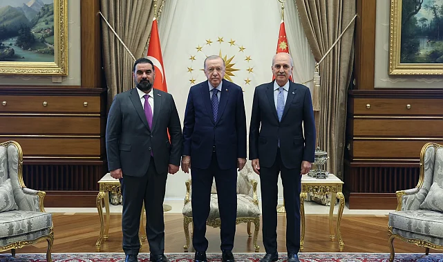 Cumhurbaşkanı Erdoğan, Irak Temsilciler Meclisi Başkanı Halbusi'yi kabul etti