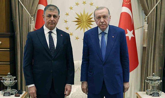 Cumhurbaşkanı Erdoğan, İzmir Büyükşehir Belediye Başkanı Tugay'ı kabul etti