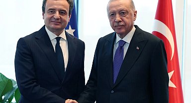 Cumhurbaşkanı Erdoğan, Kosova Başbakanı'nı Türkevi'nde kabul etti