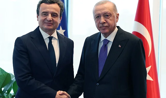 Cumhurbaşkanı Erdoğan, Kosova Başbakanı'nı Türkevi'nde kabul etti