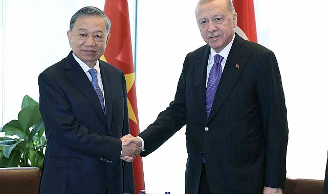 Cumhurbaşkanı Erdoğan, Vietnam Devlet Başkanı Lam ile görüştü