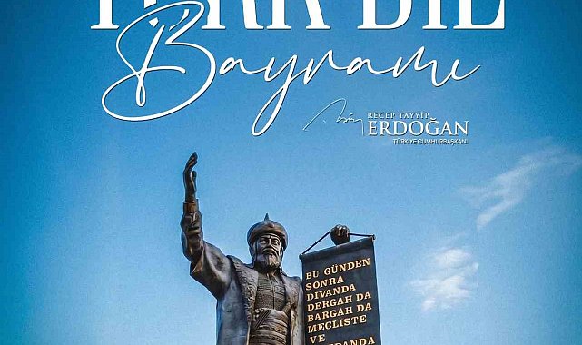 Cumhurbaşkanı Erdoğan'dan "26 Eylül Türk Dil Bayramı" paylaşımı