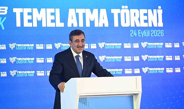 Cumhurbaşkanı Yardımcısı Cevdet Yılmaz Bursa'da: 210 milyon dolarlık Lojistik Park'ın temeli atıldı
