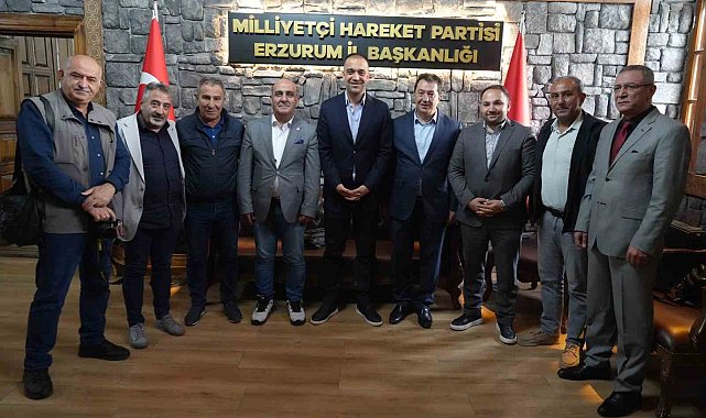 DAGC'den MHP Erzurum İl Başkanı Yurdagül'e ziyaret
