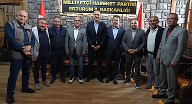 DAGC'den MHP Erzurum İl Başkanı Yurdagül'e ziyaret
