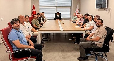 Dahiliye kliniğinde değerlendirme toplantısı yapıldı