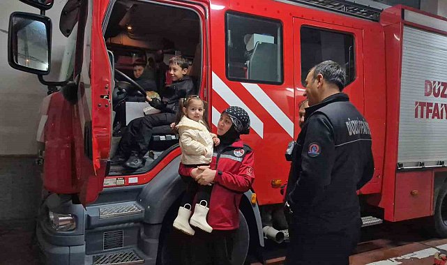 DAKE'den Düzce İtfaiyesine İtfaiye Haftası sürprizi
