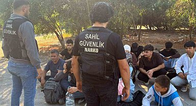 Dalaman'da 18 düzensiz göçmen yakalandı