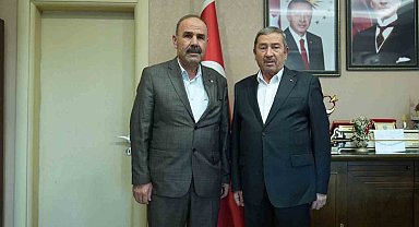 Darende Belediye Başkanı Bozkurt'tan AK Parti İlçe Başkanı Bozkurt'a ziyaret