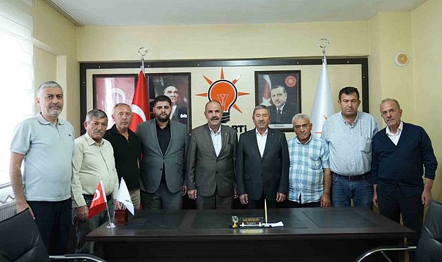 Darende Belediye Başkanı Bozkurt'tan AK Parti İlçe Başkanı Bozkurt'a ziyaret