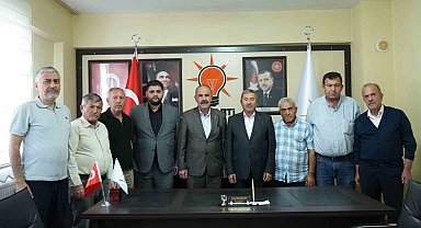 Darende Belediye Başkanı Bozkurt'tan AK Parti İlçe Başkanı Bozkurt'a ziyaret
